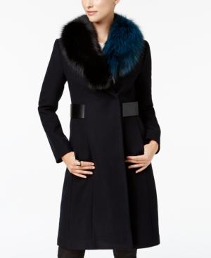 1 Madison Expedition Fox-fur-collar Walker Coat