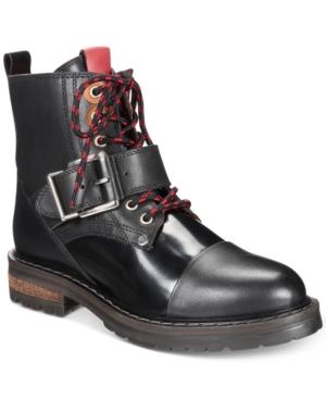 Callisto Aerow Lace-up Combat Booties Women's Shoes