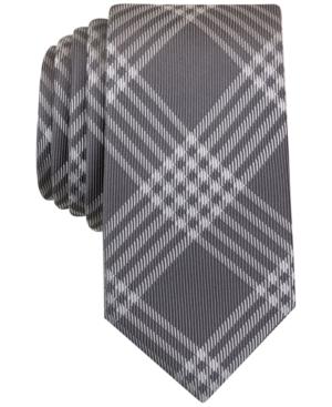 Bar Iii Men's Canton Plaid Skinny Tie, Created For Macy's
