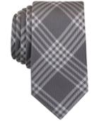 Bar Iii Men's Canton Plaid Skinny Tie, Created For Macy's