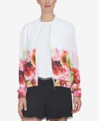 Cece Floral-print Bomber Jacket