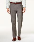 Alfani Red Men's Flat-front Chambray Pants, Only At Macy's