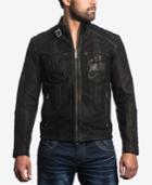 Affliction Men's Midnight Hour Leather Jacket