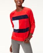Tommy Hilfiger Velour Logo Sweatshirt, Created For Macy's
