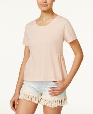 American Rag Juniors' Peplum Top, Created For Macy's