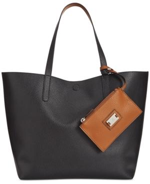 Style & Co Clean Cut Reversible Tote With Wristlet, Created For Macy's