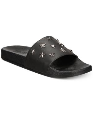 Kenneth Cole Reaction Men's Screen Star-studded Slide Sandals Men's Shoes