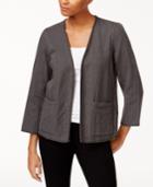 Eileen Fisher Organic Cotton Reversible Jacket