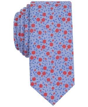 Bar Iii Men's Bowen Floral Slim Tie, Created For Macy's