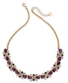 Charter Club Clear & Colored Crystal Necklace, Created For Macy's