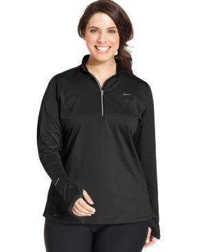 Nike Plus Size Element Dri-fit Half-zip Top