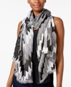 Inc International Concepts Zigzag Wrap & Scarf In One, Created For Macy's