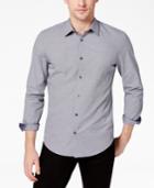 Calvin Klein Men's Basketweave Textured Shirt