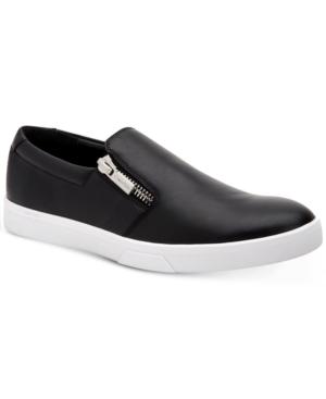 Calvin Klein Men's Ibiza Nappa Textured Leather Sneakers Men's Shoes