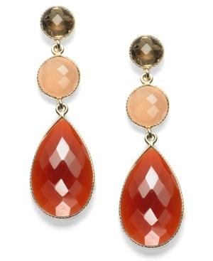 14k Gold Over Sterling Silver Earrings