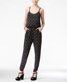 American Rag Printed Blouson Jumpsuit, Only At Macy's