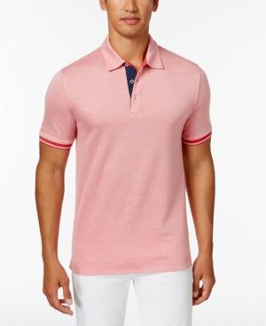 Club Room Men's Stellar Contrast-trim Polo, Only At Macy's