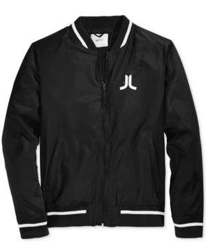 Wesc Men's Baseball-collar Bomber Jacket