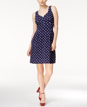 Maison Jules Printed A-line Dress, Only At Macy's