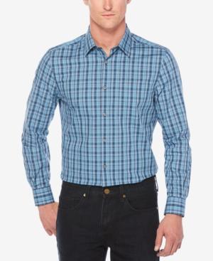 Perry Ellis Men's Visionary Plaid Cotton Shirt
