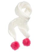 Betsey Johnson Xox Dreamworks Trolls Knit Scarf With Pom Poms, Only At Macy's