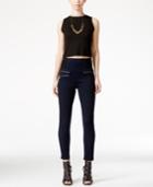 Material Girl Juniors' Triple-zip Skinny Jeans, Only At Macy's