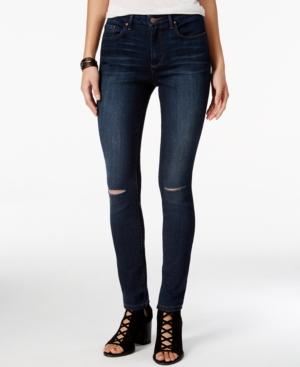 Jessica Simpson Ripped Med Blue Wash Skinny Jeans