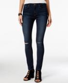 Jessica Simpson Ripped Med Blue Wash Skinny Jeans