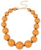 Iris X Inc International Concepts Gold-tone Large Bead Collar Necklace, Only At Macy's