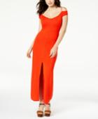 Guess Ensley Cold-shoulder Maxi Dress