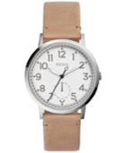 Fossil Women's Everyday Muse Light Brown Leather Strap Watch 40mm Es4060