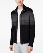Armani Exchange Men's Stripe Zip-up Jacket