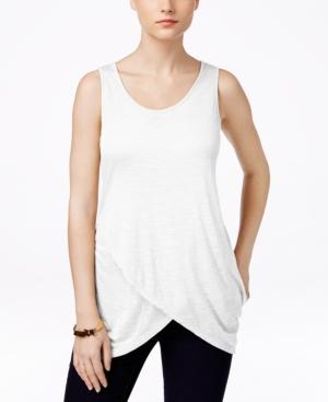 G.h. Bass & Co. Sleeveless Handkerchief-hem Top
