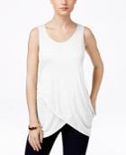 G.h. Bass & Co. Sleeveless Handkerchief-hem Top