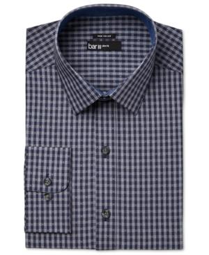 Bar Iii Men's Slim-fit Gingham Dot Dress Shirt, Only At Macy's