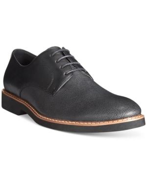 Alfani Men's Glen Mixed Material Plain Toe Derby Oxfords, Only At Macy's Men's Shoes