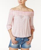 William Rast Layla Cotton Off-the-shoulder Top