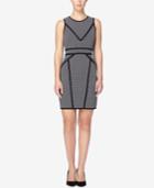 Catherine Catherine Malandrino Contrast-seam Sheath Dress