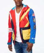 Reason Men's Colorblocked Patch Anorak Jacket