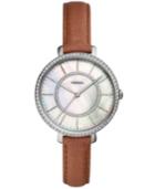 Fossil Women's Jocelyn Brown Leather Strap Watch 36mm