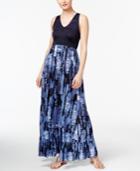 Inc International Concepts Printed Maxi Dress, Created For Macy's