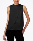 Bar Iii Sleeveless Tulip-front Top, Only At Macy's