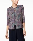 Alex Evenings Petite Glitter Jacquard Jacket & Shell