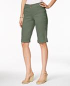 Charter Club Petite Cuffed Bermuda Shorts, Created For Macy's
