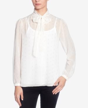 Catherine Catherine Malandrino Bow-neck Woven Blouse