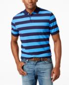 Club Room Performance Uv Protection Rugby Striped Polo, Only At Macy's
