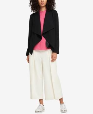 Dkny Draped Open-front Jacket, Created For Macy's