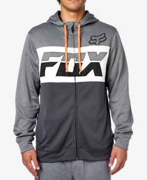 Fox Men's Tear Off Full-zip Faux-fleece Hoodie