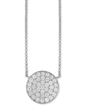 Pave Classica By Effy Diamond Pendant Necklace (3/4 Ct. T.w.) In 14k White Gold