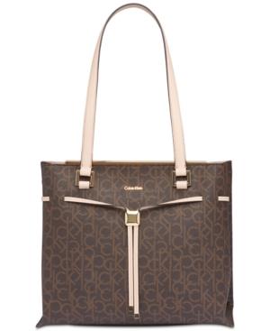 Calvin Klein Cindy Signature Medium Tote